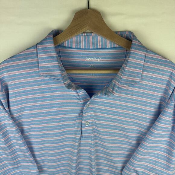Johnnie O Men's Size XXL Polo Golf Shirt Casual Collared Short Sleeve - Picture 1 of 9